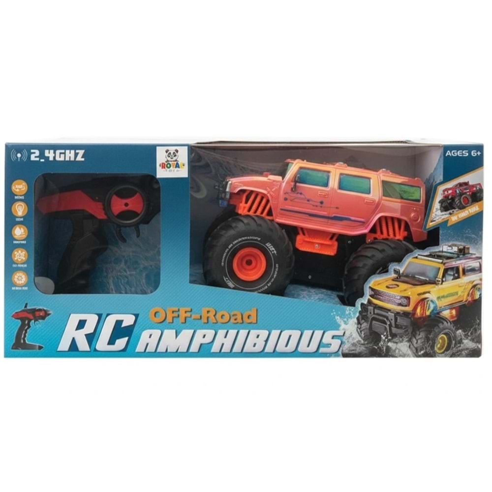 UZK ŞARJLI HAMMER JEEP IŞIKLI TURUNCU S660-3 *16