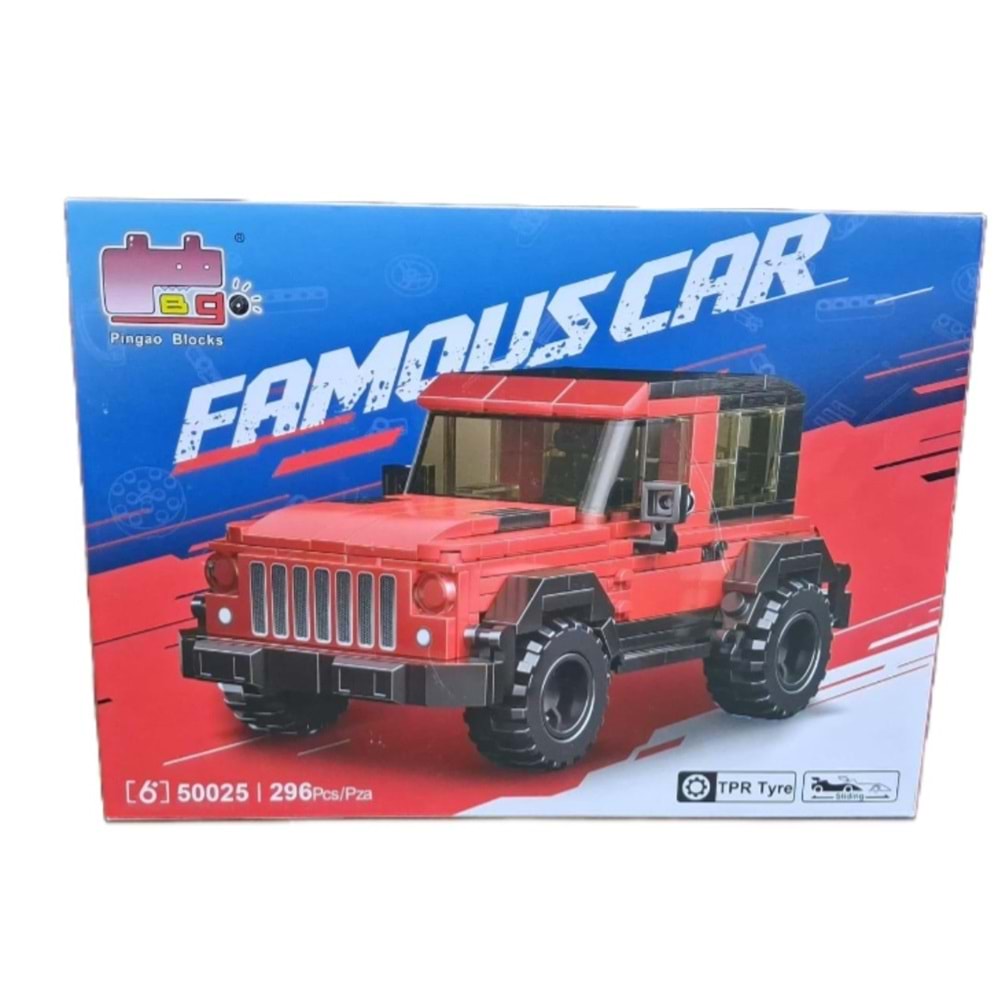 LEGO JEEP ARABA 296 PRÇ 50025 *60