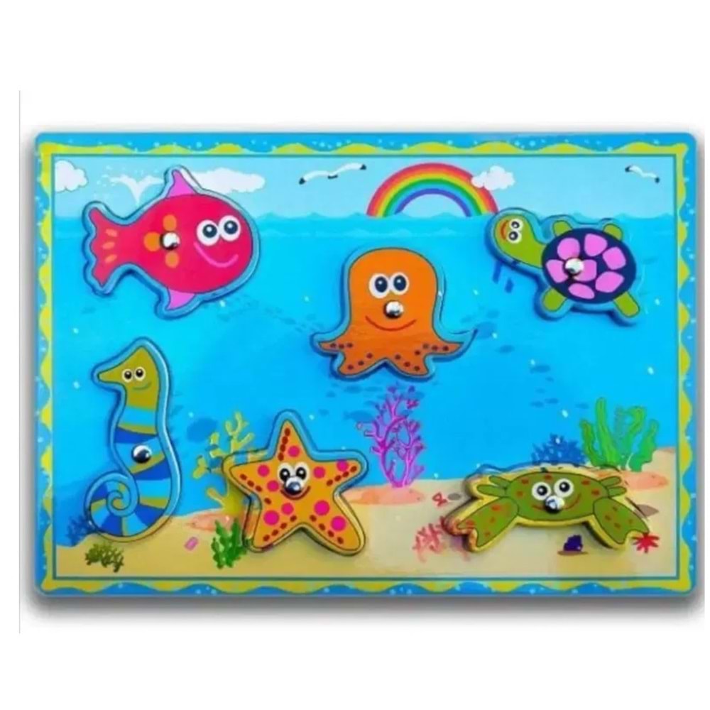 AHŞAP 12 Lİ BALIK TUTMA MANYETİK KDS-9039 *48