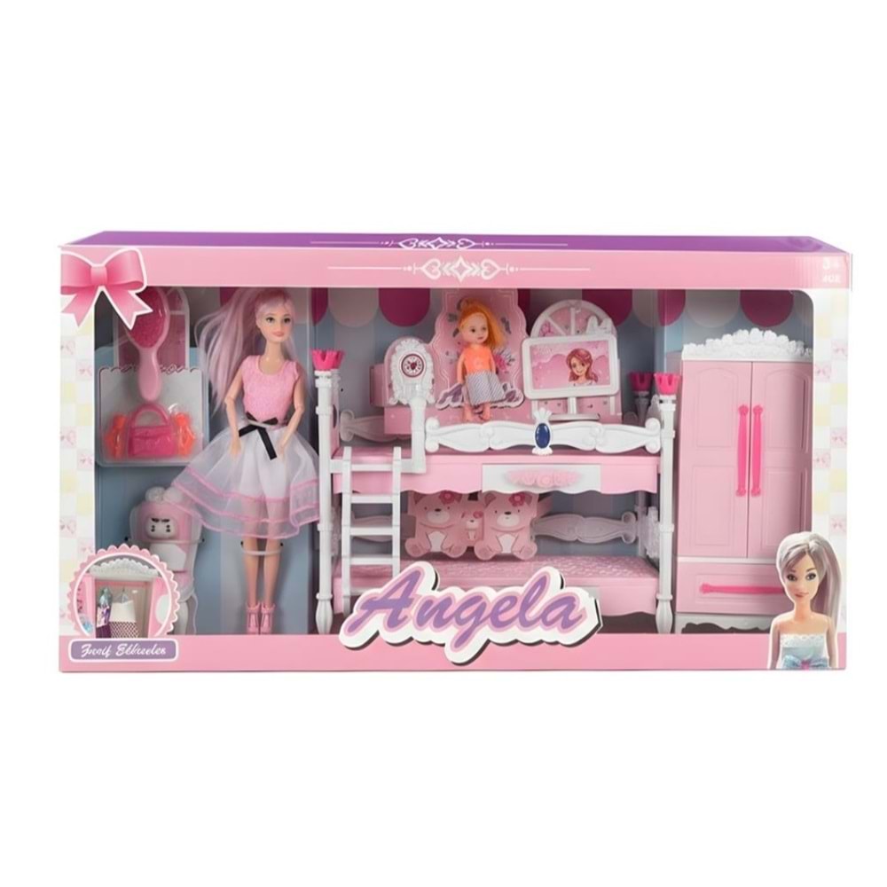 ANGELA BARBİE RANZALI BEBEKLİ 349-36 8*