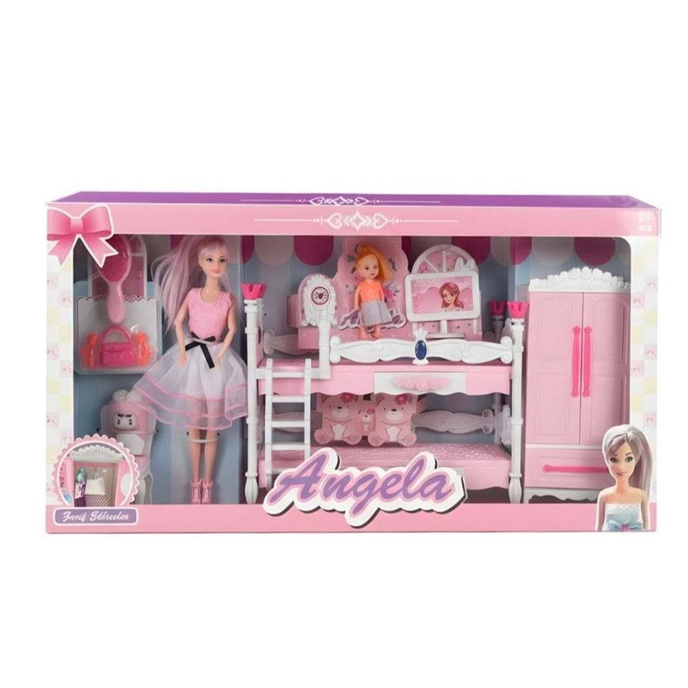 ANGELA BARBİE RANZALI BEBEKLİ 349-36 8*