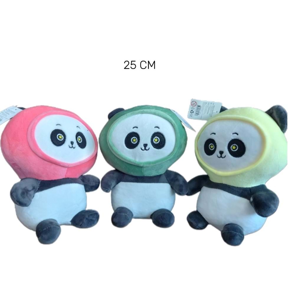 PELUŞ PANDA AYICIK 25 CM BJ-52 *50