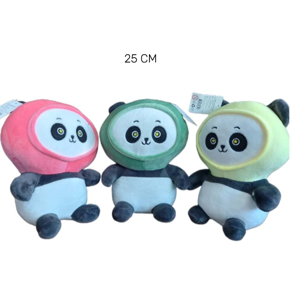 PELUŞ PANDA AYICIK 25 CM BJ-52 *50