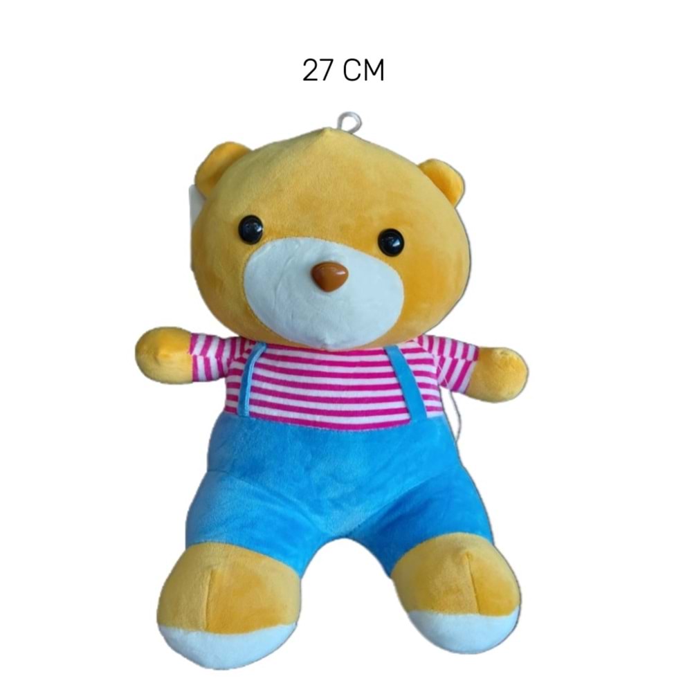 PELUŞ KOSTÜMLÜ AYICIK 27 CM BJ-55 *50