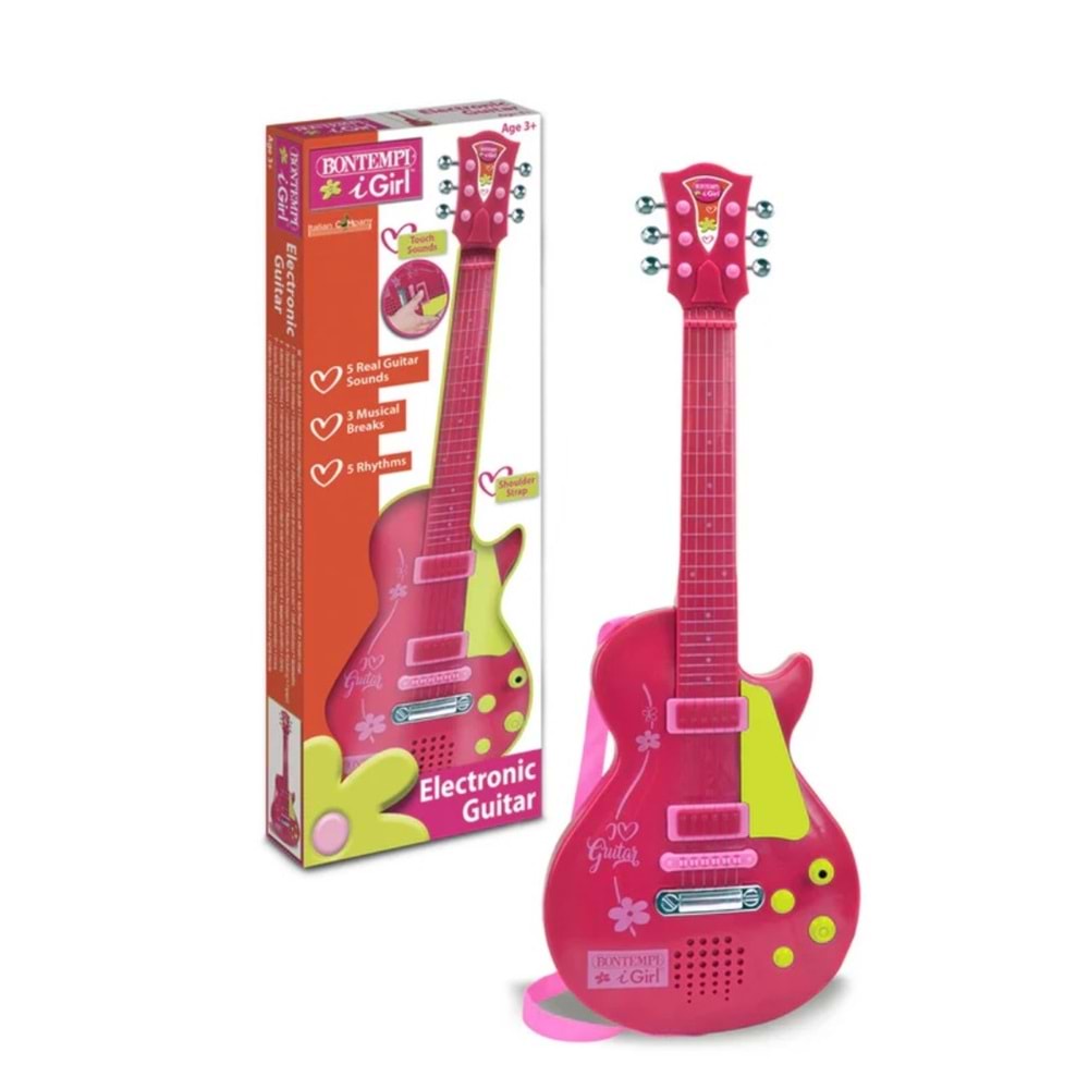 SUN SNT GİTAR ELEKTRONİK TUŞLU PEMBE 245871 *9