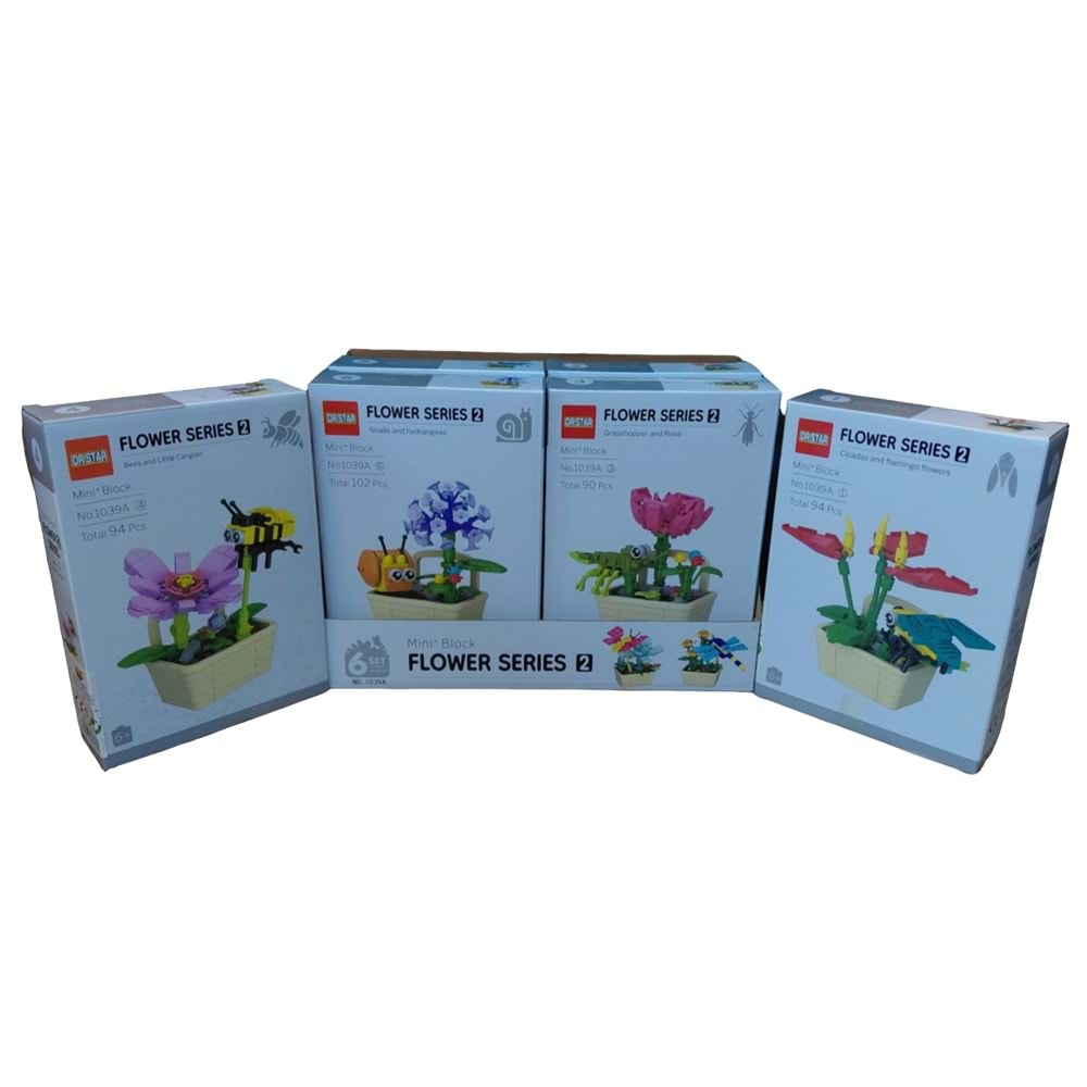 LEGO ÇİÇEK FİĞÜR KARIŞIK FLOWER SRİES 2 1039A *144