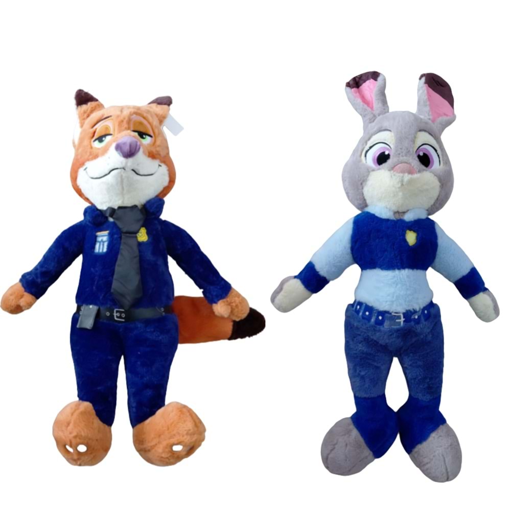 PELUŞ NICKEY VE JUDY TAVŞAN VE TİLKİ 75 CM AY-86 *20