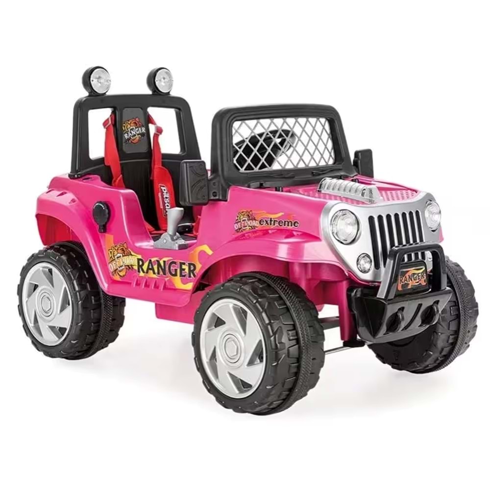 PİLSAN RANGER AKÜLÜ JEEP 12 VOLT PEMBE 05107