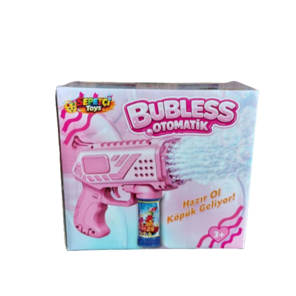 BUBLESS OTOMATİK BALONCUK MAKİNASİ ( PEMBE ) 2919 *60