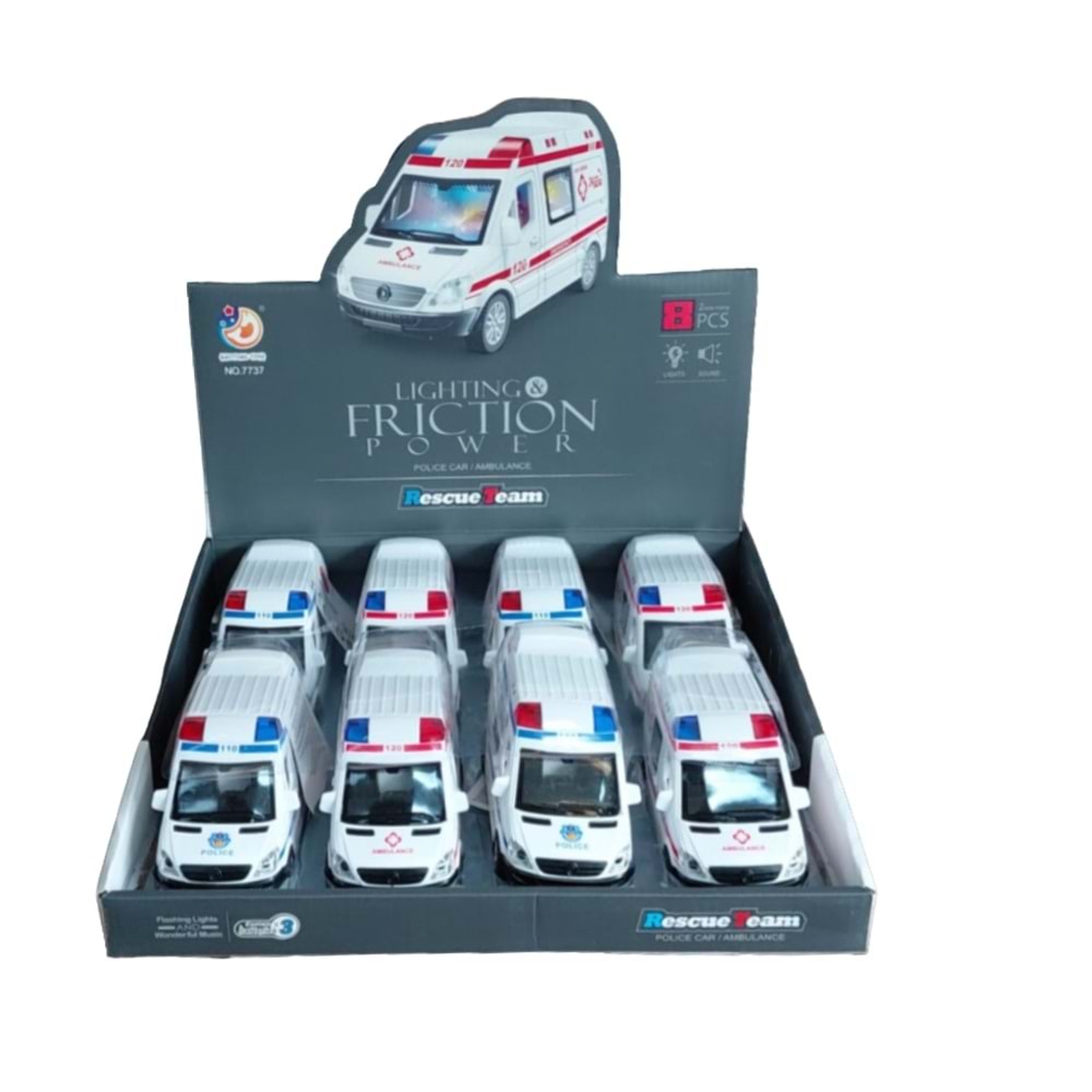 SÜRTMELİ POLİS & AMBULANS IŞIKLI SESLİ *72