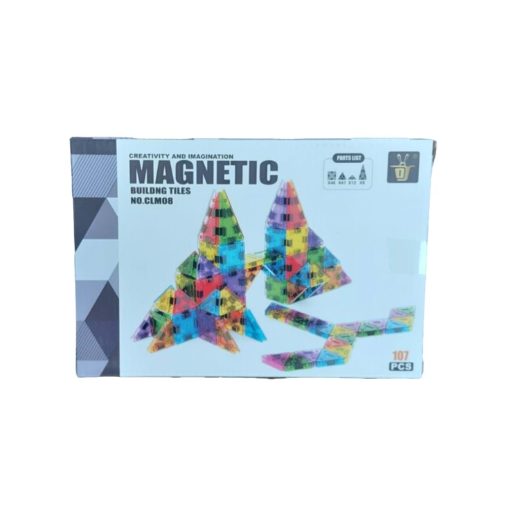 MAGNETIC BLOKS 107 PARÇA CLM08 *36
