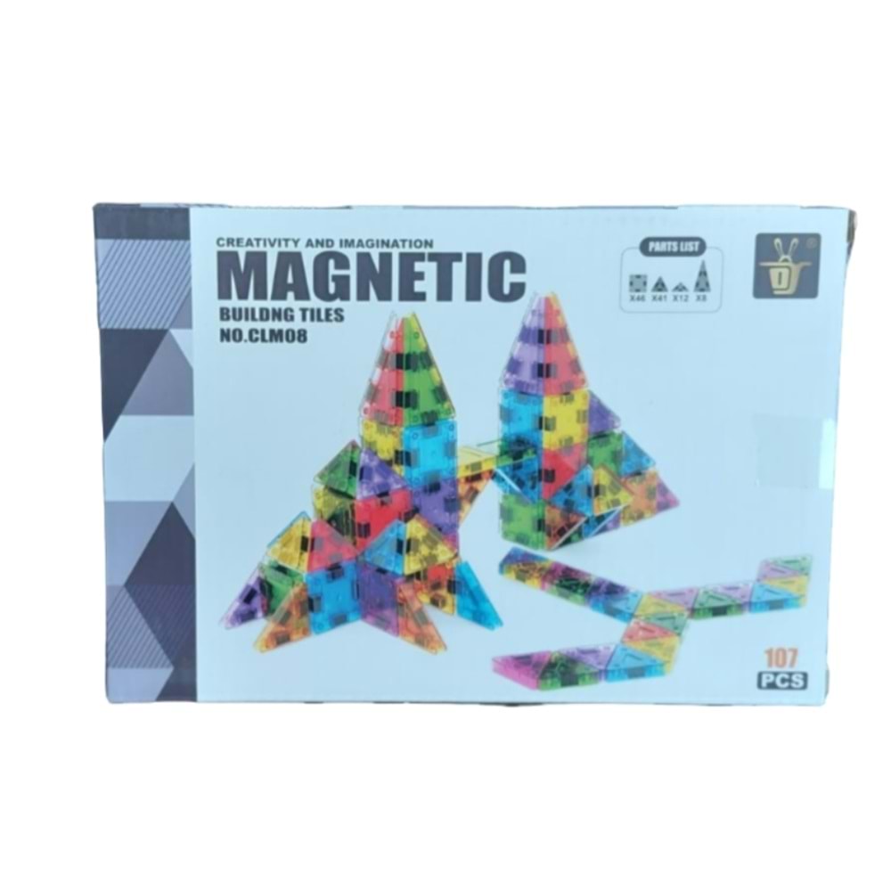 MAGNETIC BLOKS 107 PARÇA CLM08 *36