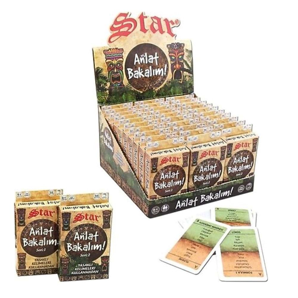 STAR MİNİ ANLAT BAKALIM KART OYUNU 066423 *240