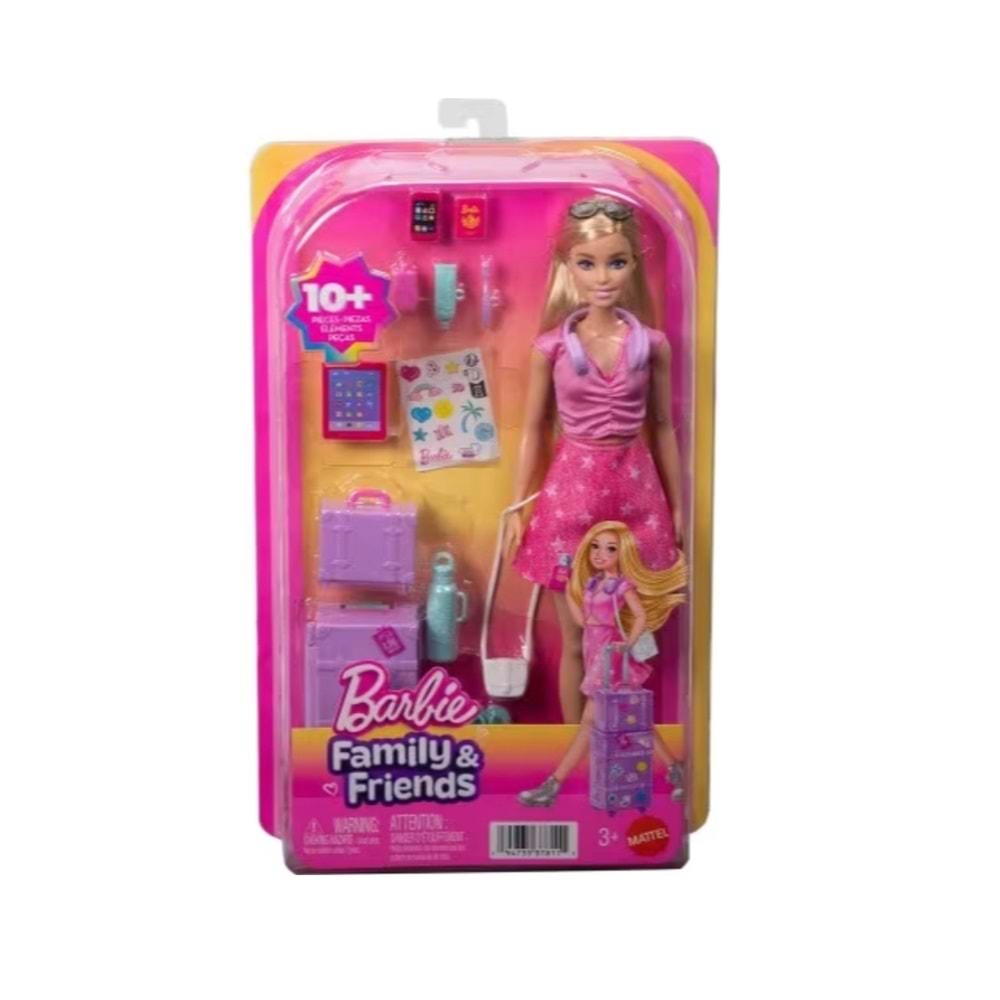 MTL BARBİE FAMİLY FRİENDS SEYAHAT JMJ47 *5