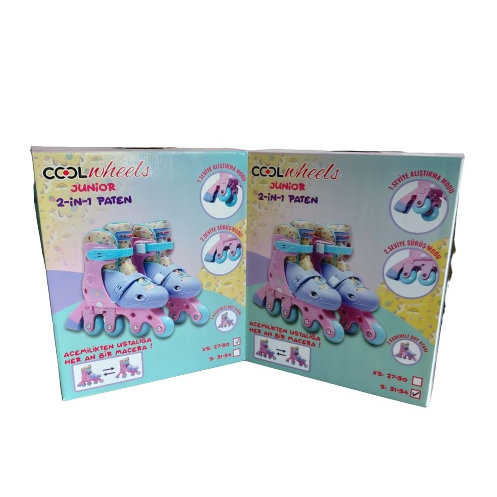 JUNİOR PATEN PEMBE-MOR FR38866 *8