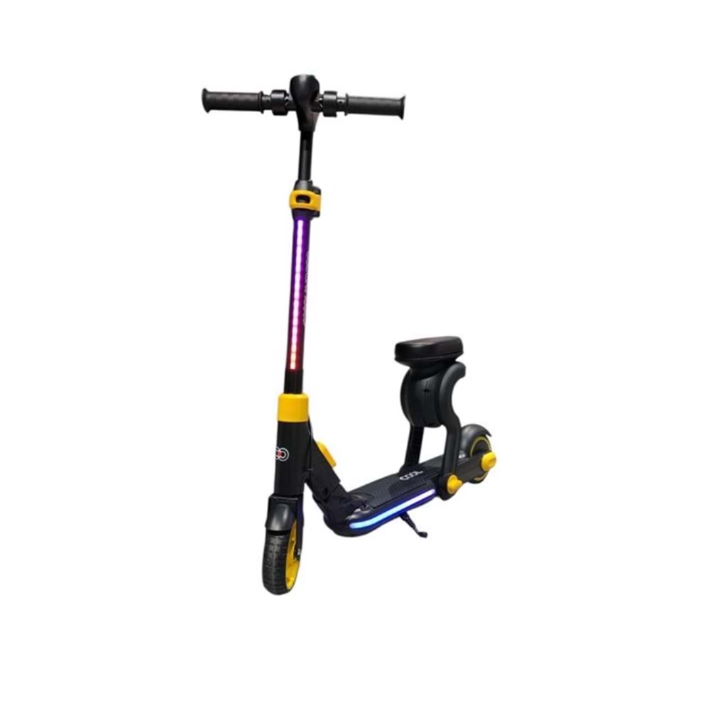 ELEKTİRİKLİ OTURAKLI SCOOTER SARI FR60386 *1
