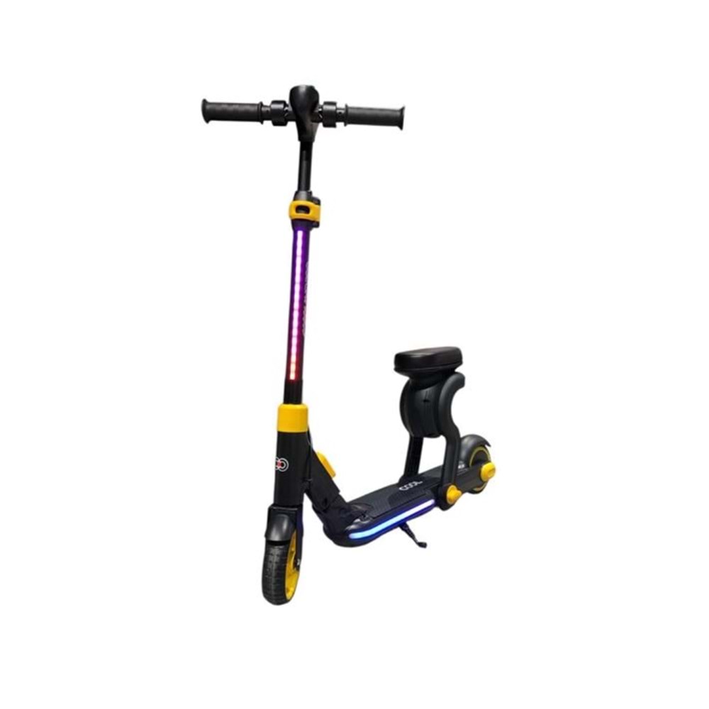 ELEKTİRİKLİ OTURAKLI SCOOTER SARI FR60386 *1