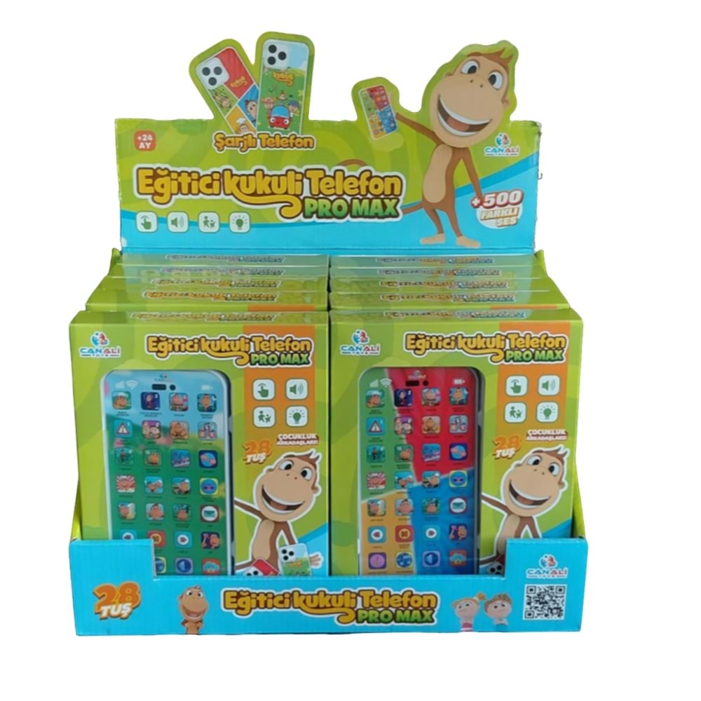 PRO MAX ŞARJLI EĞİTİCİ TELEFON CNL-2030 *96
