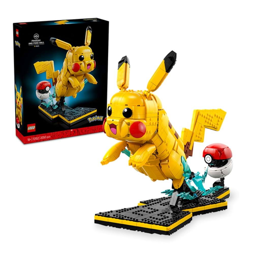 LEGO PİKACHU POKE TOPU 72152 *1