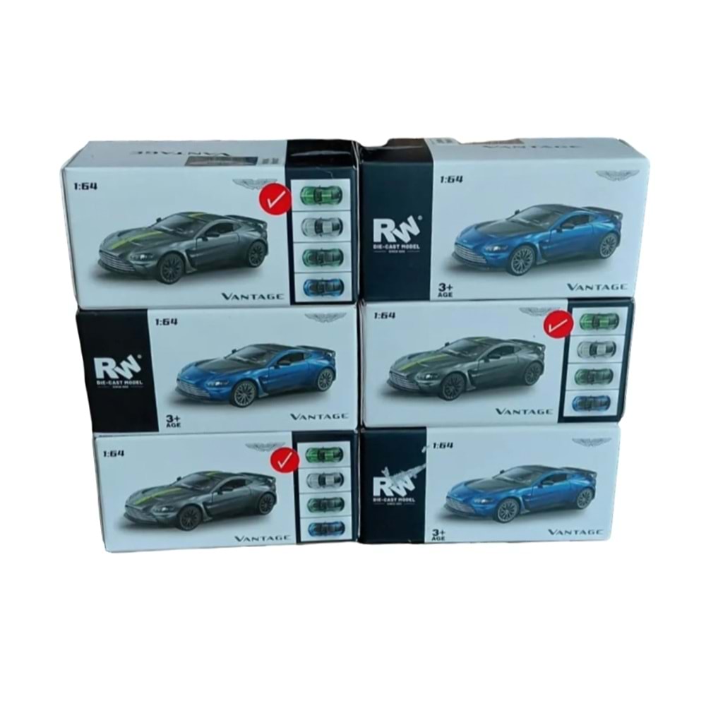 MİNİ GT 1:64 MODEL ARABA ASTON MARTİN VANTEGE RW8264 *144