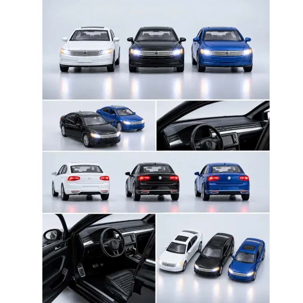 TOYCRAFT 1:32 IŞIKLI SESLİ METAL ÇEKBIRAK PSTT ARABA TYC0026 *144