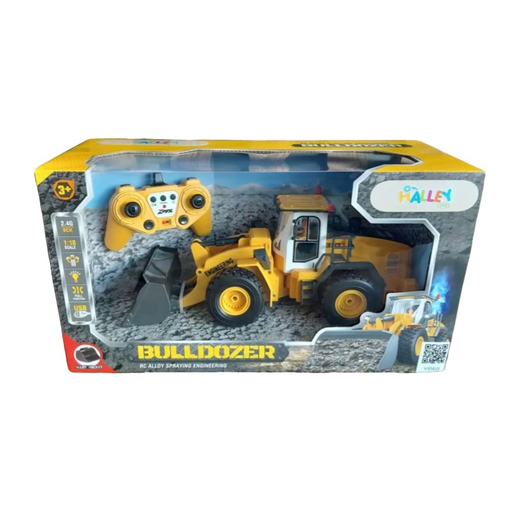 SEHER 1:18 ALAŞIM UZ. KUM. ŞARJLI DOZER SH40379 *10