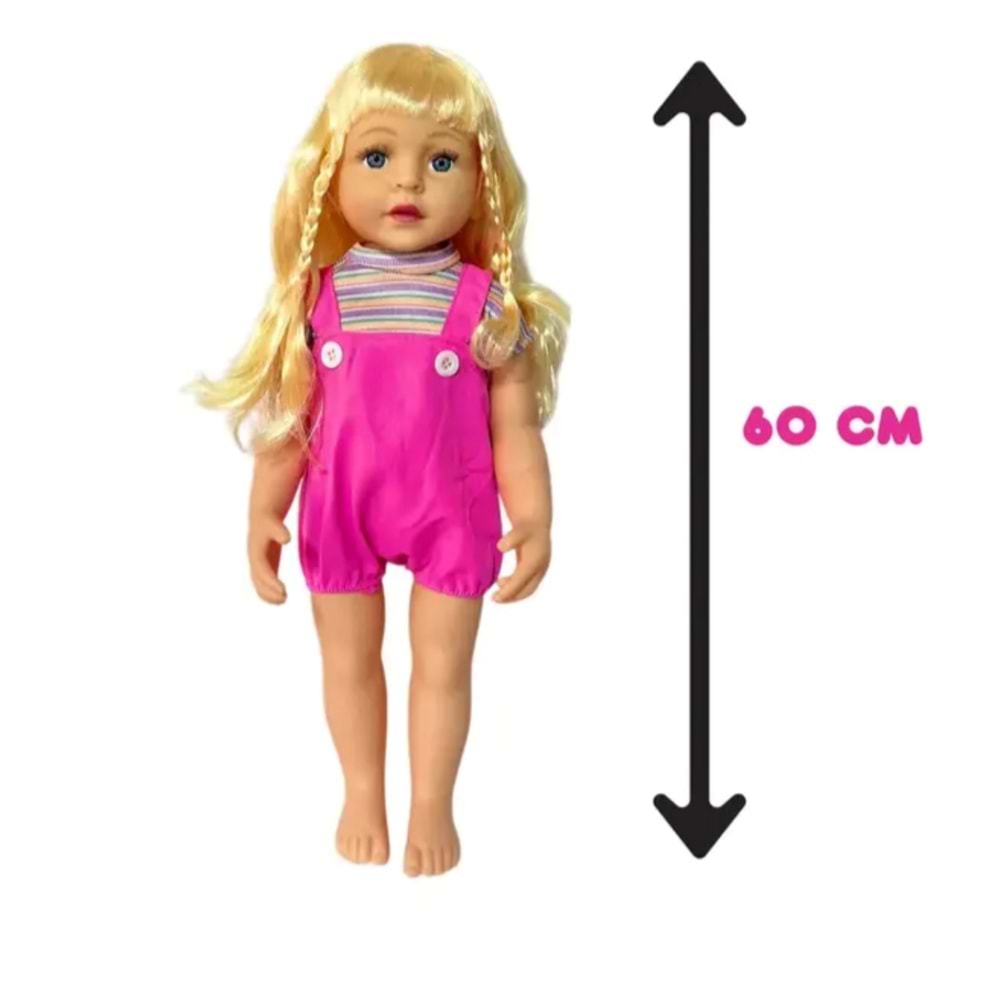 AYLİN GERÇEK YÜZLÜ KONUŞAN ET BEBEK 60 CM PVC 8575 *15