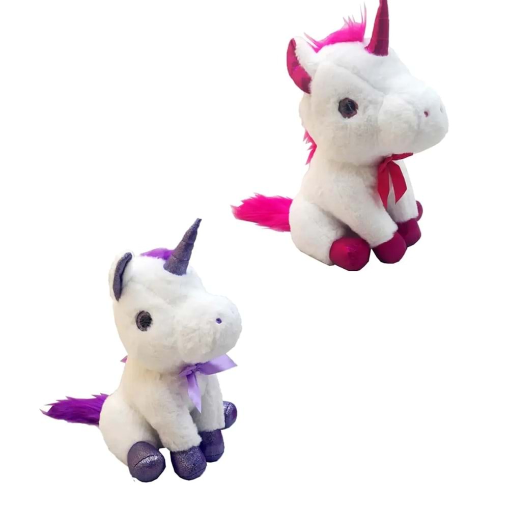 PELUŞ 30 BOYNUZLU RENKLİ AT PL62871 *30