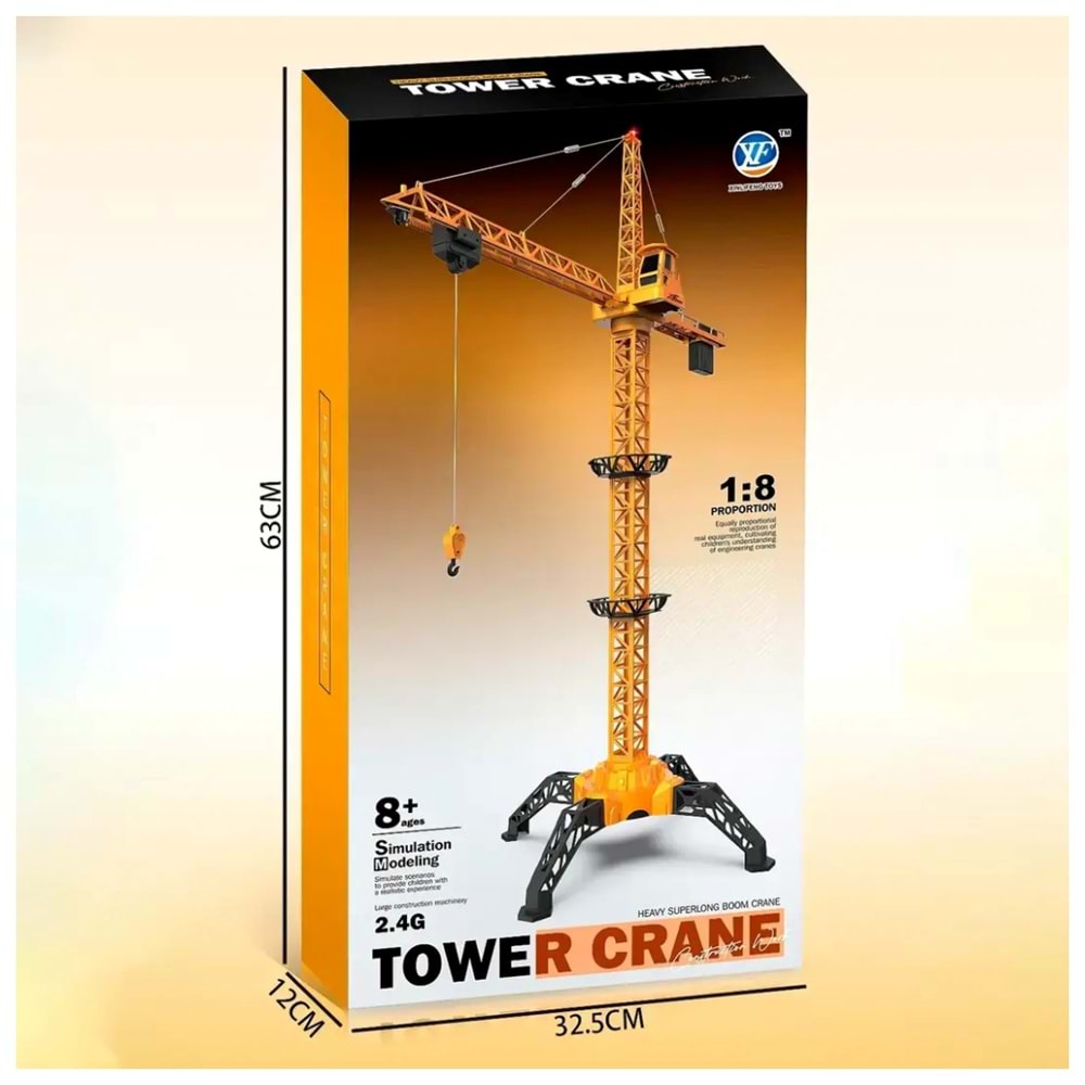 140 CM 1:8 KUMANDALI DEV METAL VİNÇ 789-416A *8