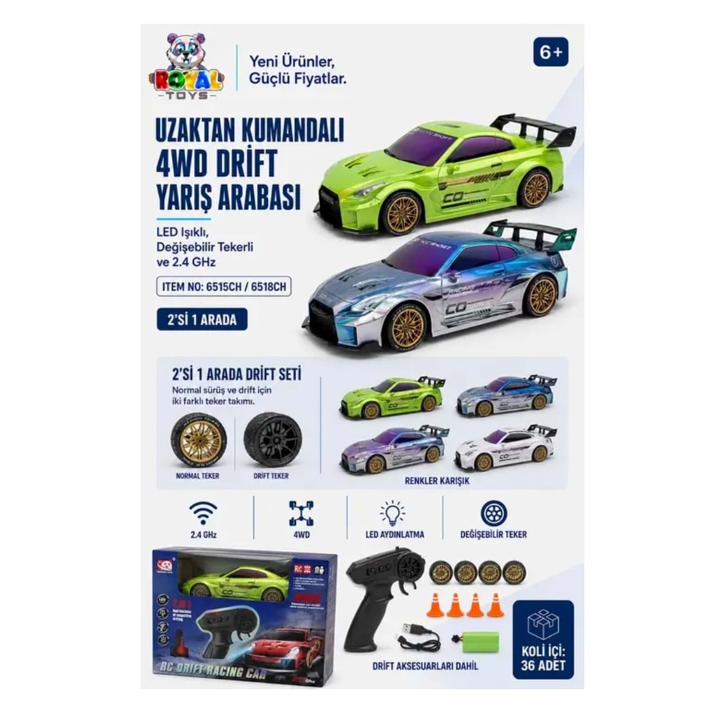 4*4 DRİFT ATAN UZ. KUM. ARABA 6515CH/6518C *36