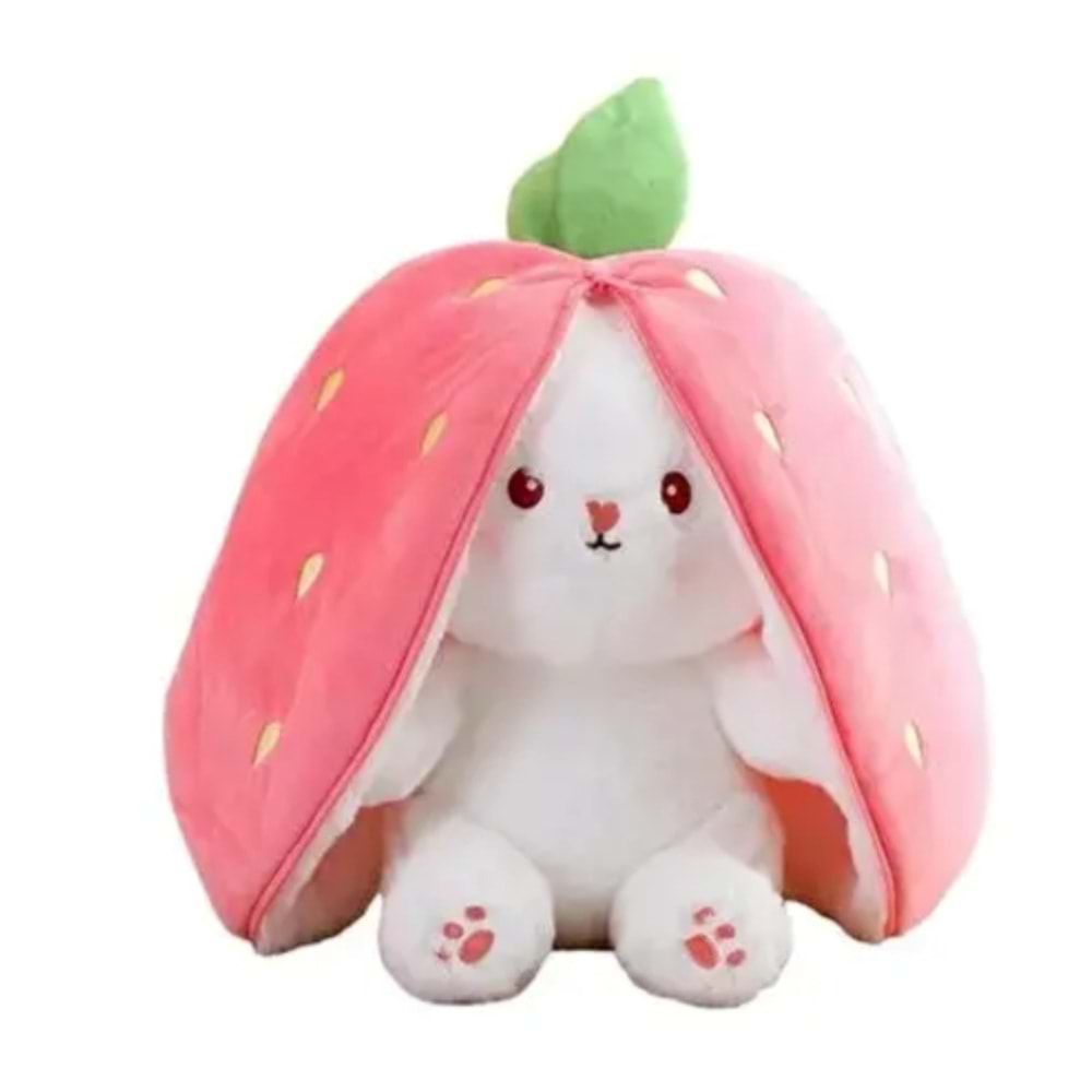 PELUŞ FERMUARLI 50 CM TAVŞAN BÜYÜK BOY POL-1045 *80
