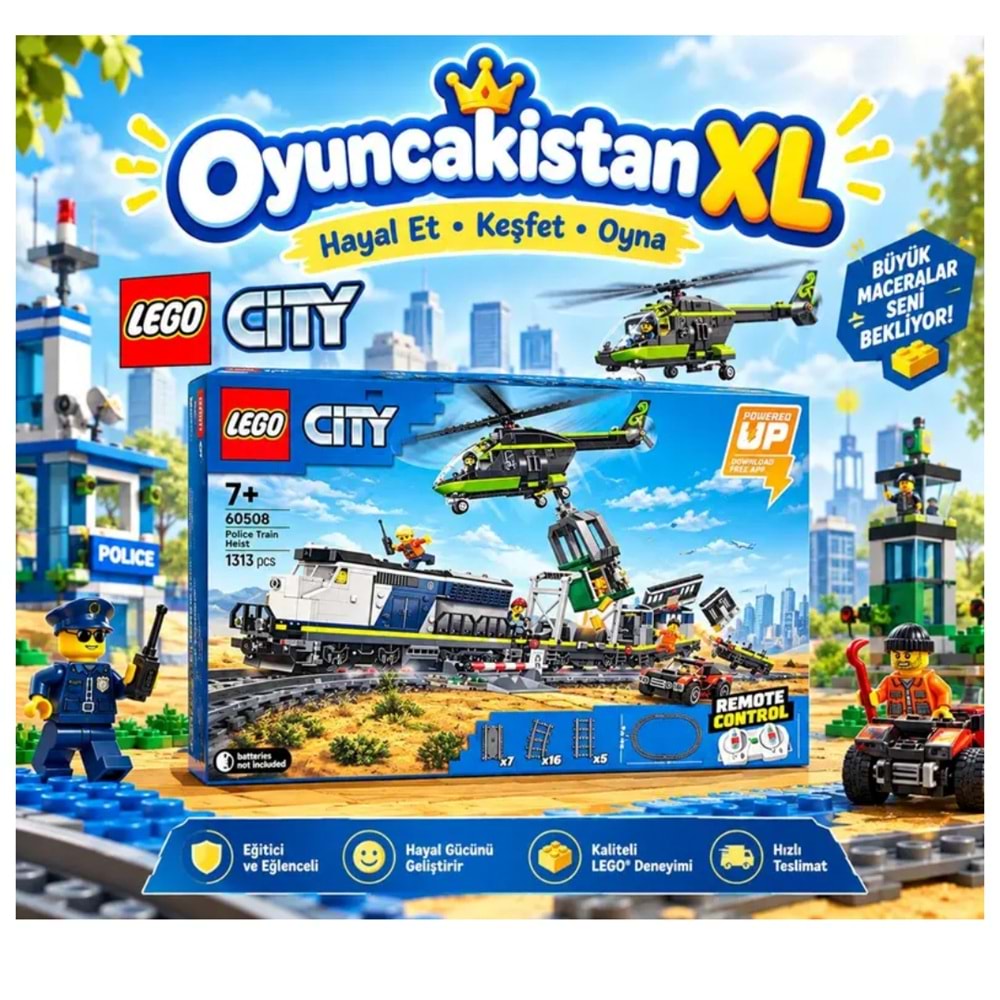 LEGO POLİS TREN 313 PRÇ 60508