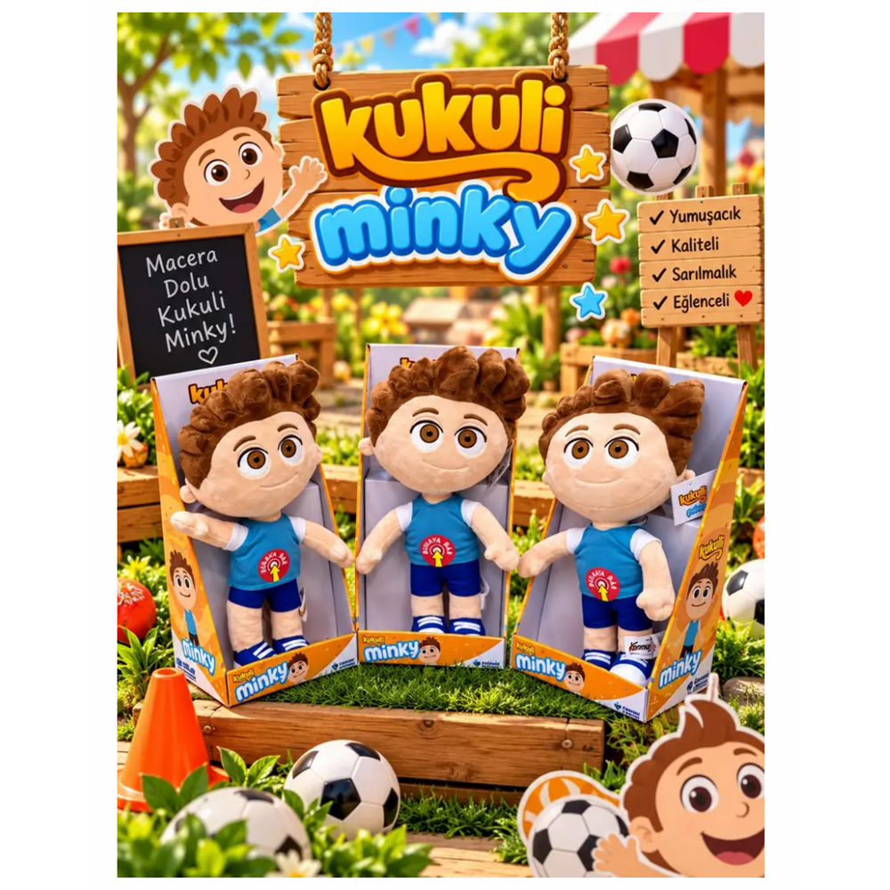 MINKY MÜZİKLİ PELUŞBAL 55073 *12
