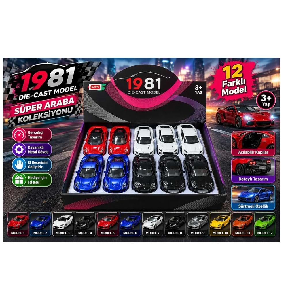 CRN 6632-43 ÇEKBIRAK ARABA KAPILARI AÇILAN SPOR *72