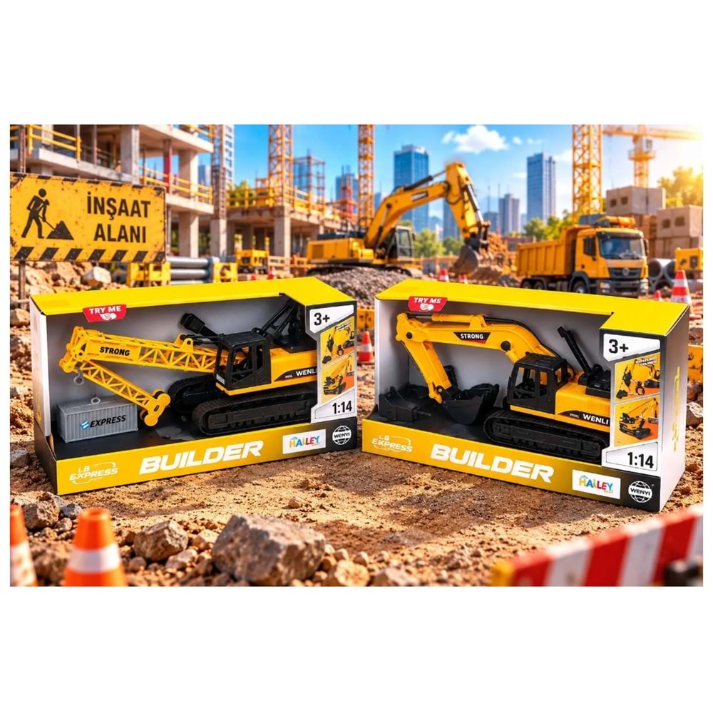 SEHER PALETLİ ESKAVATÖR IŞIKLI SESLİ WY1137ABC *12