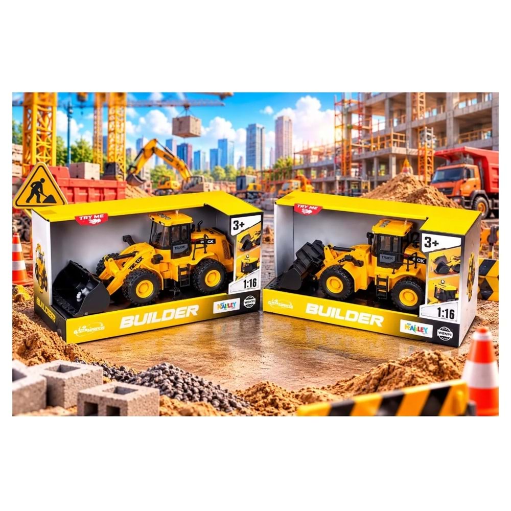 SEHER İŞ MAKİNASI SİLİNDİR - KEPÇE 2 ASORTİ IŞIKLI SESLİWY421A *18