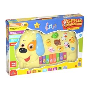 TÜRKÇE HAYVAN SESLİ PİYANO KÖPEK CNL-2223 (24)