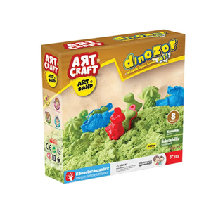 500 GR ARTSAND DİNOZOR KUM SETİ 03613 (12)