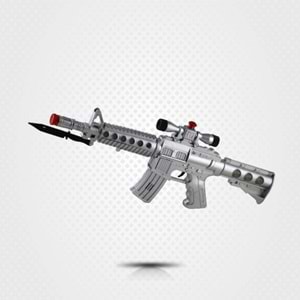 POŞETLİ PİLLİ M-16 TÜFEK 6690 (72)