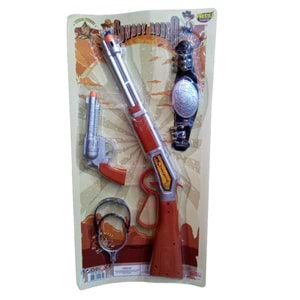 KARTELA TÜFEKLİ KEMERLİ KOVBOY KA166 *60