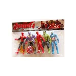 5 Lİ POŞETLİ AVENGERS KARAKTER 2156-P5 *60
