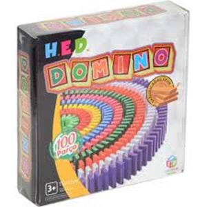 AHŞAP DOMİNO OYUNU 100 PARÇA HED-338