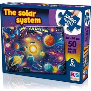 PLANETS OF SOLAR SYSTEM JUMBO PUZZLE 50 PRÇ. JP 31014*12