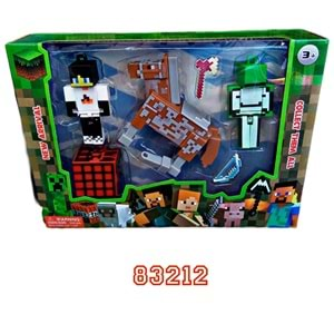 4LÜ KUTULU MİNECRAFT SETİ 83212*98