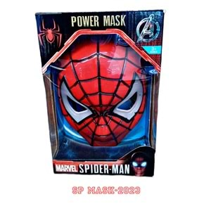 KUTULU IŞIKLI SPİDERMAN MASKE SP MASK-2023 *90