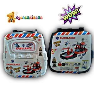 ÇANTALI AMBULANS SETİ ARABALI ERN-2016 *12