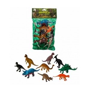 SUN-RST-CRZ-FİGÜR DİNOZORLAR DÜNYASI BYK.POŞET 9LU 714 *48