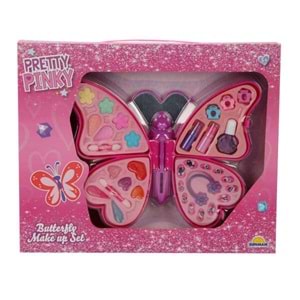 SNM GÜZELLİK SET MAKYAJ KELEBEK ŞKL.AYNALI 4 KATMANLI BYK. 77024 *12