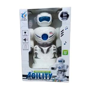 OYN. PİLLİ IŞIKLI SESLİ SMART ROBOT CX-0633*96