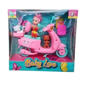 BABY LOVE KUTULU SCOOTERLU BEBEK BYZ-130 *65